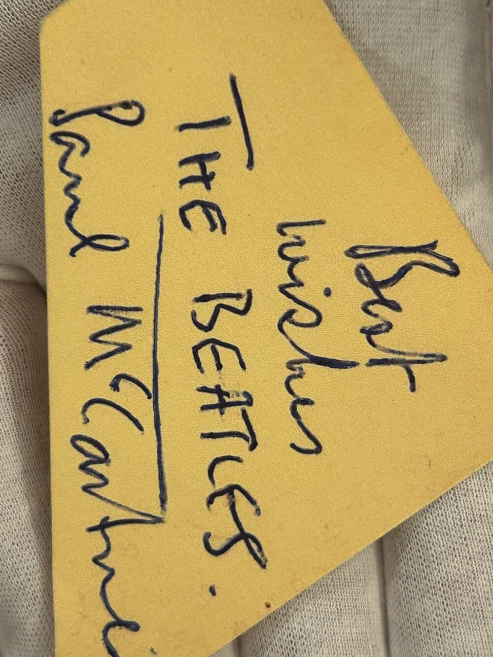 The Beatles - Paul McCartney Autograph and inscription - Picture 2 of 7